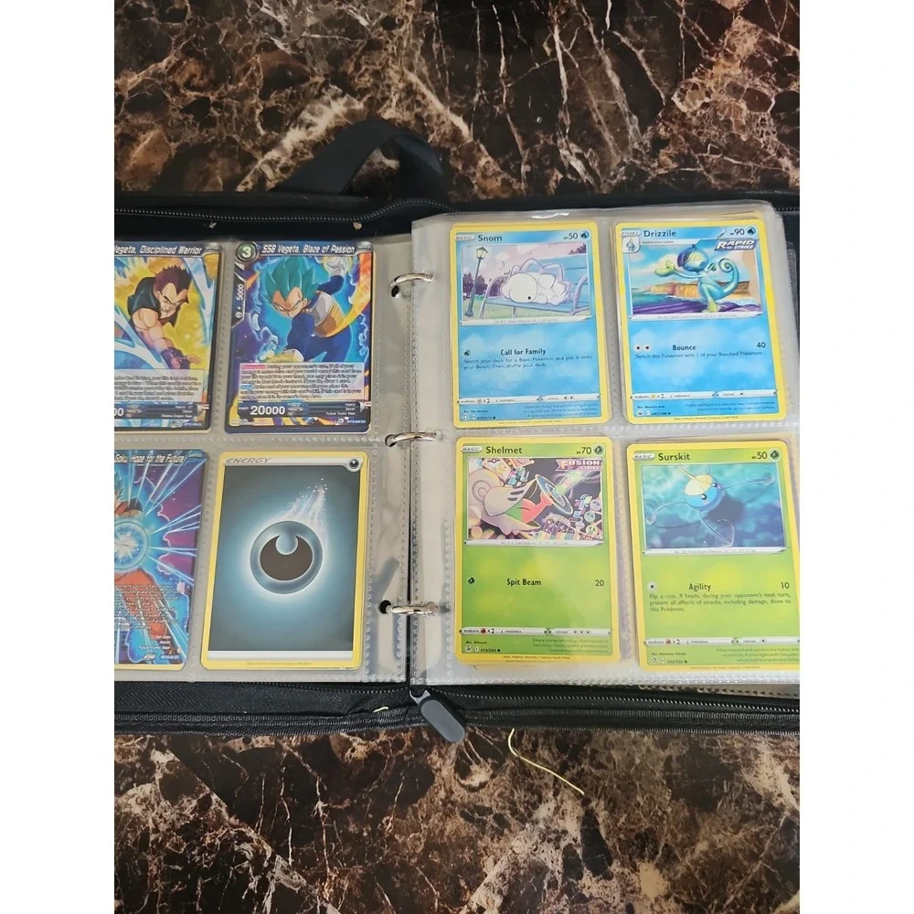 Pokemon And Dragon Ball Card Lot In Pokemon Binder